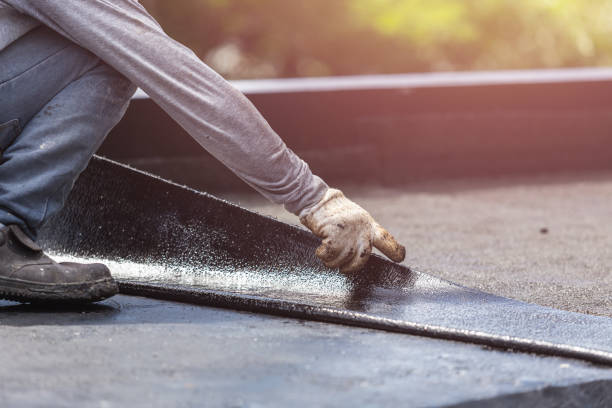 Professional Exterior Waterproofing technician working in West Olive, MI